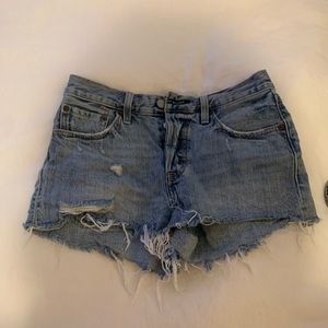Levi’s 501 Light Blue Shorts (size 26)